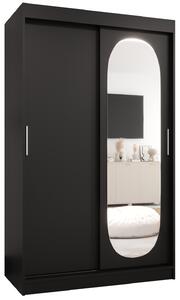 Dulap de haine 120 cm Ronny (Negru). 1126049