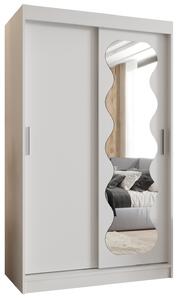 Dulap de haine 120 cm Spock (alb). 1126072