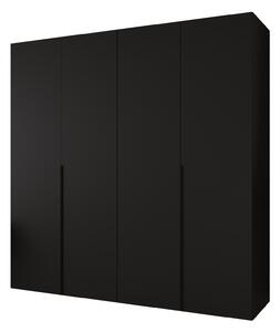 Dulap de haine 200 cm Alice 1 (Negru + Negru). 1126118