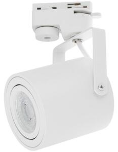Proiector LED GU10, directionabil pe sina monofazata, 35W, alb