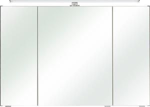 Dulap cu oglinda Quickset grafit/alb 105/16/70 cm