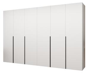 Dulap de haine 300 cm Alice 1 (alb + Negru). 1126137
