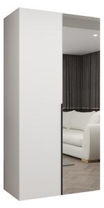 Dulap de haine 100 cm Alice 2 (alb + Negru). 1126148