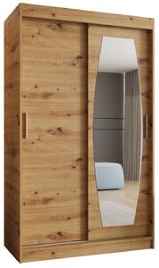 Dulap de haine 120 cm Rosaria (Stejar artisan). 1126292