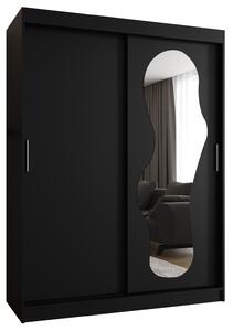 Dulap de haine 150 cm Ulta (Negru). 1126322