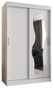 Dulap de haine 120 cm Ulta (alb). 1126317