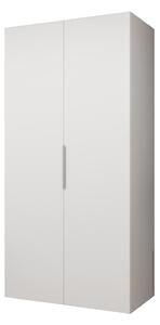 Dulap de haine 100 cm Mirabella 1 (alb + Cașmir). 1126339