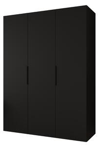Dulap de haine 150 cm Mirabella 1 (Negru + Negru). 1126352