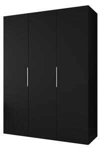 Dulap de haine 150 cm Mirabella 1 (Negru + Cașmir). 1126353