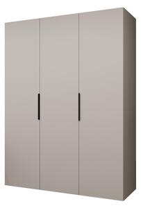 Dulap de haine 150 cm Mirabella 1 (Cașmir + Negru). 1126355