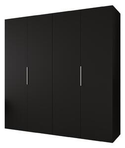 Dulap de haine 200 cm Mirabella 1 (Negru + Cașmir). 1126364
