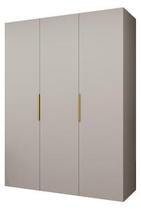 Dulap de haine 150 cm Mirabella 1 (Cașmir + Auriu). 1126357