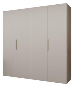 Dulap de haine 200 cm Mirabella 1 (Cașmir + Auriu). 1126368