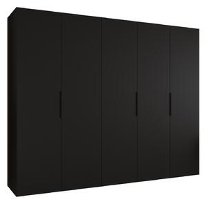 Dulap de haine 250 cm Mirabella 1 (Negru + Negru). 1126374