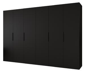 Dulap de haine 300 cm Mirabella 1 (Negru + Negru). 1126385