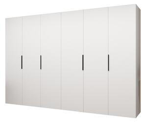 Dulap de haine 300 cm Mirabella 1 (alb + Negru). 1126382