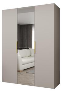 Dulap de haine 150 cm Mirabella 2 (Cașmir + Auriu). 1126412