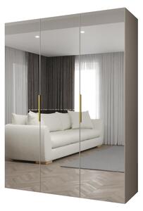 Dulap de haine 150 cm Mirabella 3 (Cașmir + Auriu). 1126467