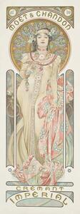 Mucha, Alphonse Marie - Reproducere Moet & Chandon Dry Imperial, (22.3 x 60 cm)
