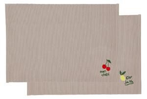 Suporturi pentru farfurii 2 buc. din bumbac 33x48 cm Bistro – Södahl