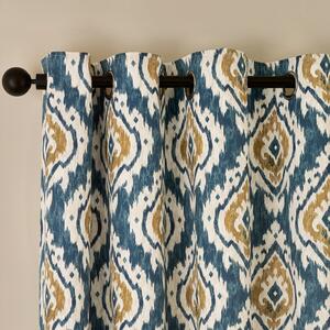 Draperii albastre 2 buc. 168x229 cm Suri Geo – Pineapple Elephant
