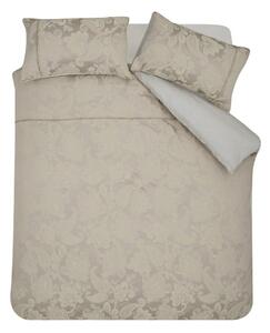 Lenjerie de pat maro deschis din jacquard pentru pat dublu 200x200 cm Opulent Jacquard – Catherine Lansfield