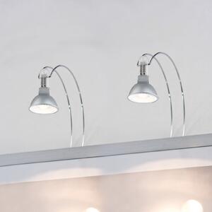 Paulmann Lampa cu oglindă Galeria, cromată, 30 cm, set de 2 bucăți, GU5.3, Crom, Hol, Metal, Modern