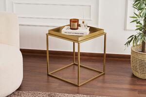 Măsuţă de cafea, Hanah Home, Culoare: Aur