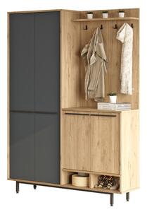 Cuier Cloat, Pako World, Natural-Antracit, 147x35x195 cm