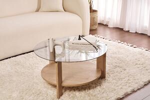 Măsuţă de cafea, Hanah Home, Culoare: Stejar Safir Fume