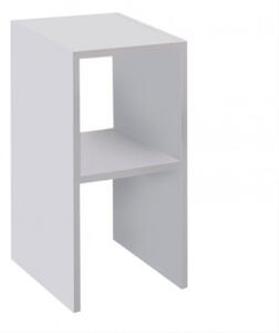 Noptiera Deseo Alb 30x30x60 cm