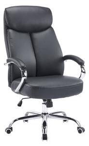 Scaun de birou directorial Venza Negru 70x65x117-124 cm