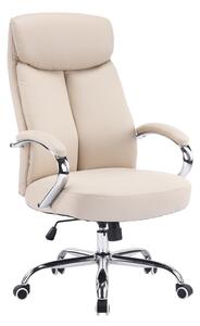 Scaun de birou directorial Venza Bej 70x65x117-124 cm