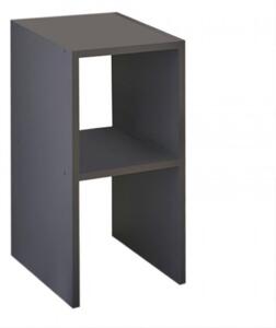 Noptiera Deseo Gri inchis 30x30x60 cm