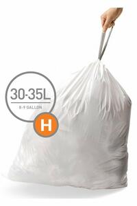 Simplehuman Saci pentru coșul de gunoi H 30-35 l, 20 buc