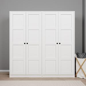 Dulap de haine Luckiny W (alb). 1127778
