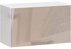 Dulap superior bucătărie Organo W 60 (alb + cappuccino lucios). Promo -18%. 1117099