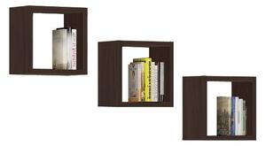 Set rafturi de perete Kenzo (wenge). Promo -25%. 1068836