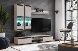 Mobilier living Marc CZ MD (cașmir + negru) (cu iluminat). 1118830