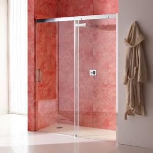 Ușă Duș Nișă, Culisantă, Panou Fix Dreapta, Sticlă Transparentă, 120 Cm | Dream