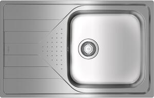 Teka Universe chiuveta din oțel cu sifon 79x50 cm oţel 115110030