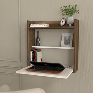Birou suspendat Laptop Alb 60x80x17.8 cm