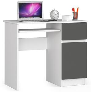 Masă PC Bhaskar (Alb + gri) (D). Promo -19%. 1128540