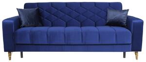 Canapea extensibilă Lisa Albastru 82 103 cu 3 locuri