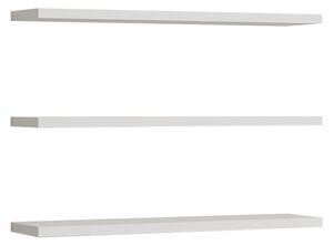 Set 3 polite de perete Boss Alb 60x1.8x14.5 cm