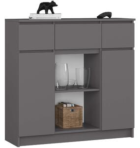 Comodă Kalista VII (grafit gri). Promo -13%. 1128636
