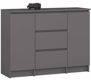 Comodă Kalista VI (grafit gri). Promo -20%. 1128645