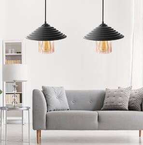 Set 2 lustre 204 Negru 55x25x25 cm