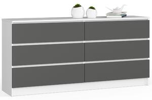 Comodă Koa III (alb + gri). Promo -16%. 1128702