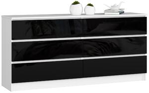 Comodă Koa III (negru lucios). Promo -11%. 1128704